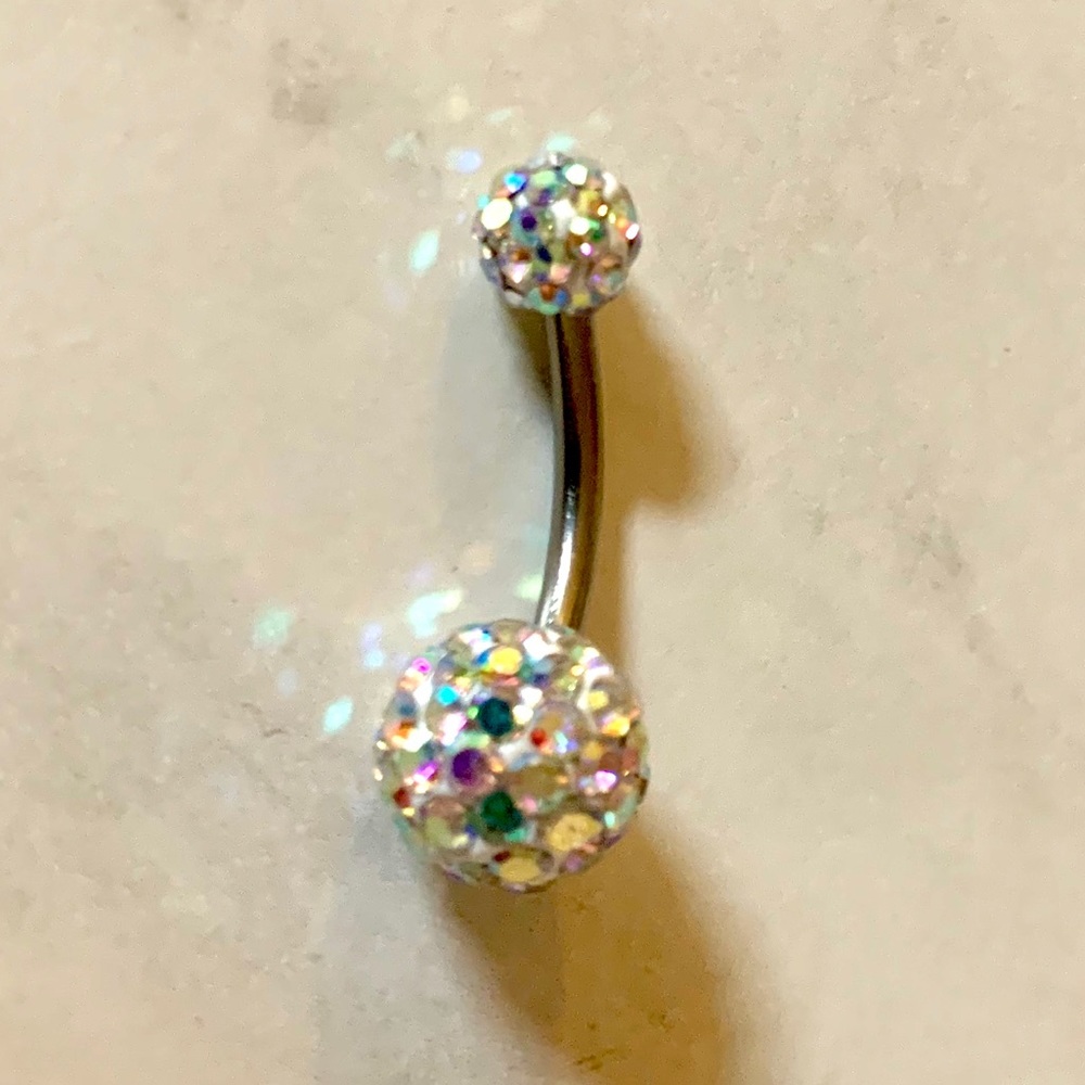 SOLD ! 🌻NWOT Multicolor Stone StainlessSteel Ring